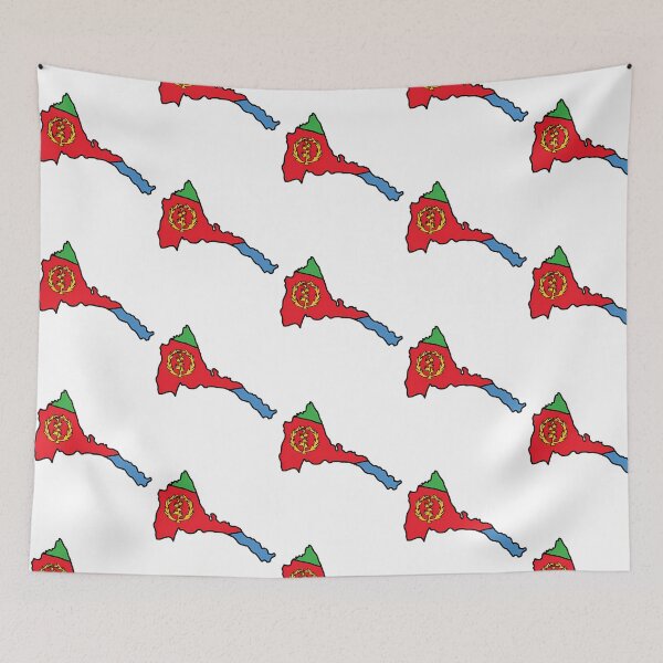 Item preview, Eritrea Country Shape Flag designed and sold by thationchris.