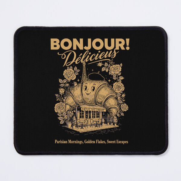 Item preview, Breakfast Bonjour Delicieux Funny Brunch Coffee designed and sold by LuminOrb.