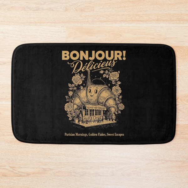 Item preview, Breakfast Bonjour Delicieux Funny Brunch Coffee designed and sold by LuminOrb.