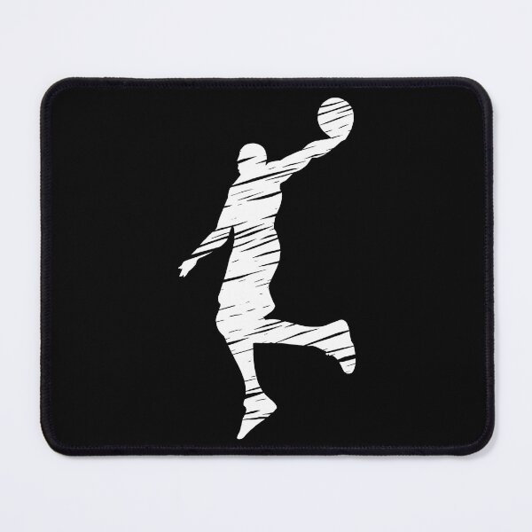 Item preview, Basketball Slam Dunk Scribble Silhouette Art for Basketball Players designed and sold by Redunk ⭐⭐⭐⭐⭐.