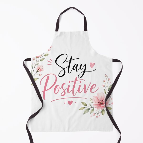 Item preview, Stay Positive Cute Floral Motivational Quote | Aesthetic Typography Design designed and sold by Sanika arts .