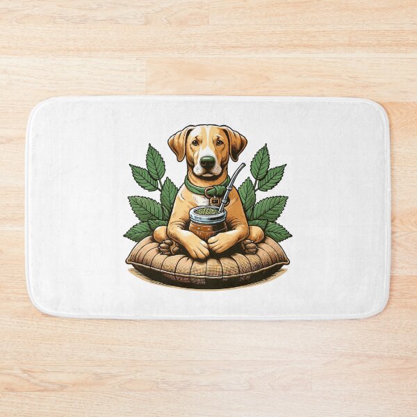 Item preview, Dog Drinking Yerba Mate Chill Lifestyle Design designed and sold by nrfbbagenes.