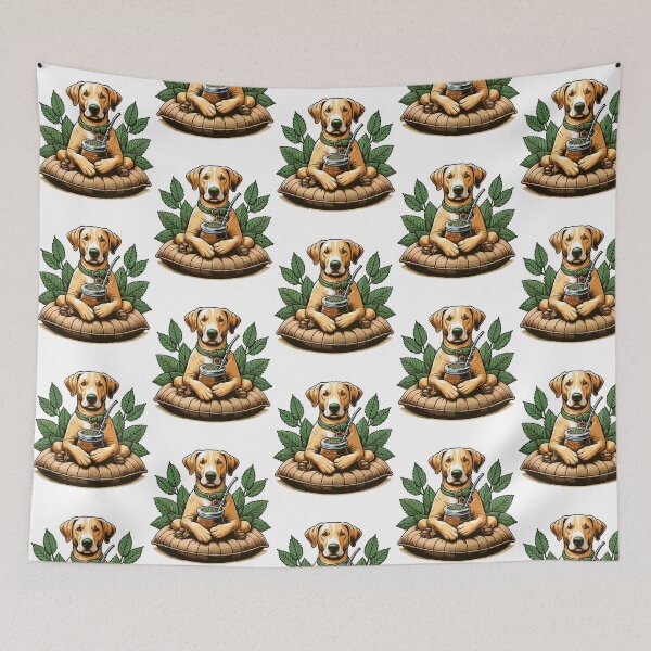 Item preview, Dog Drinking Yerba Mate Chill Lifestyle Design designed and sold by nrfbbagenes.
