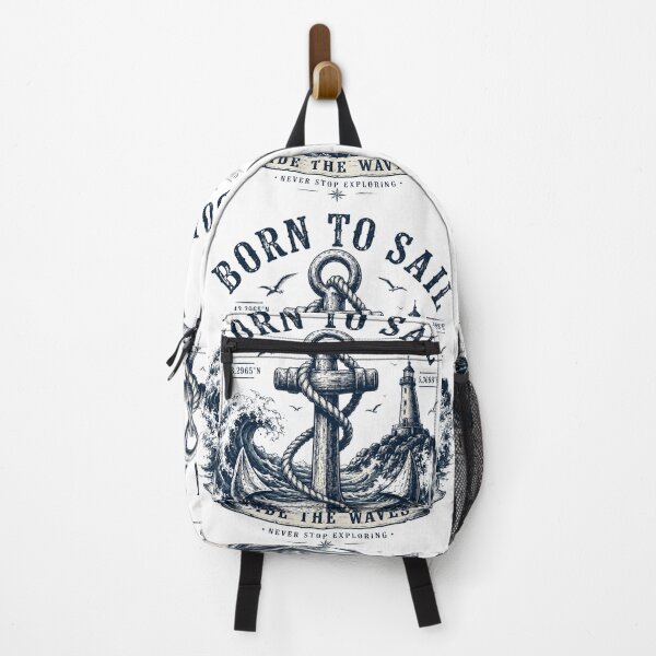 Item preview, Born To Sail Vintage Nautical Design designed and sold by Girlsale.