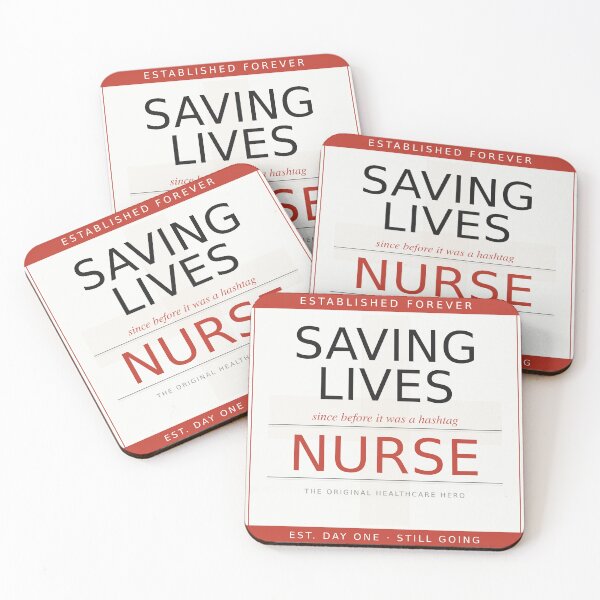 Item preview, Saving Lives Since Before It Was Cool Retro Nurse Shirt Vintage Nursing Gift designed and sold by Urbancraftup.