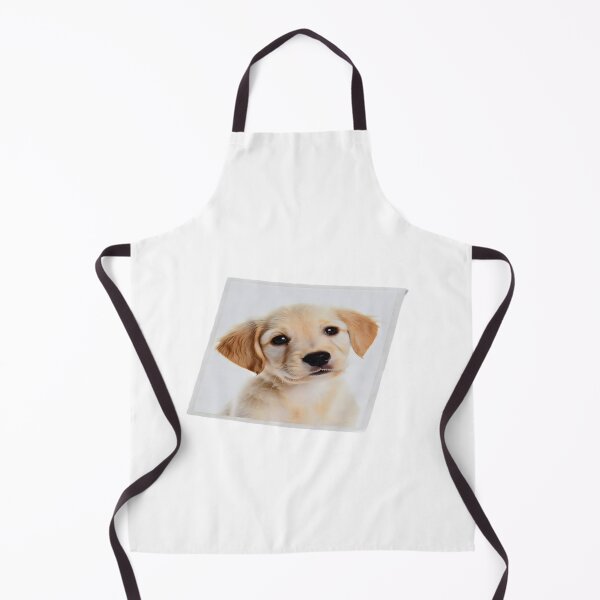 Item preview, Adorable Golden Puppy Portrait Sticker designed and sold by Artisan Finds Online.