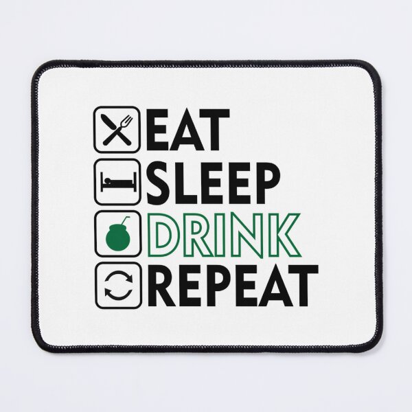 Item preview, Eat Sleep Drink Yerba Repeat designed and sold by nrfbbagenes.