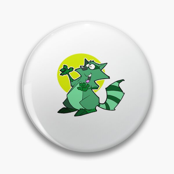 Item preview, Funny Shocked Raccoon Quirky Cartoon Wildlife Art designed and sold by Richcameroart.