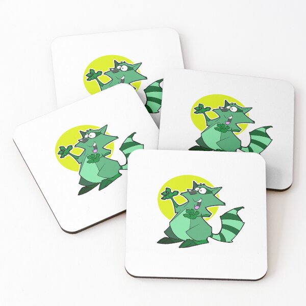 Item preview, Funny Shocked Raccoon Quirky Cartoon Wildlife Art designed and sold by Richcameroart.