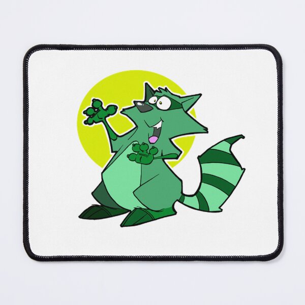 Item preview, Funny Shocked Raccoon Quirky Cartoon Wildlife Art designed and sold by Richcameroart.