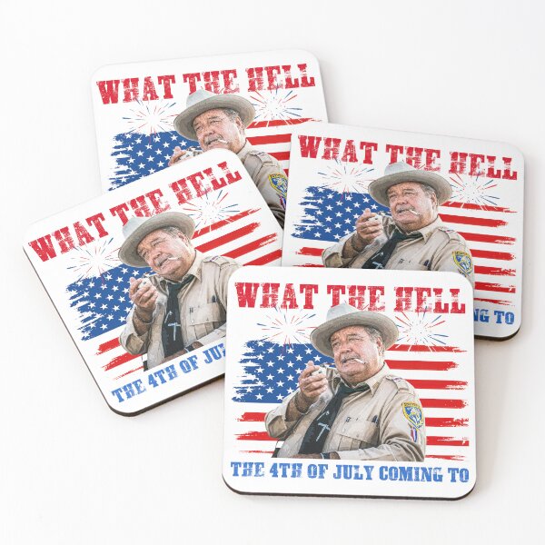 Item preview, Funny 4th of July What The Hell Is The World Coming To Sunset designed and sold by DoubleLoadCJ.