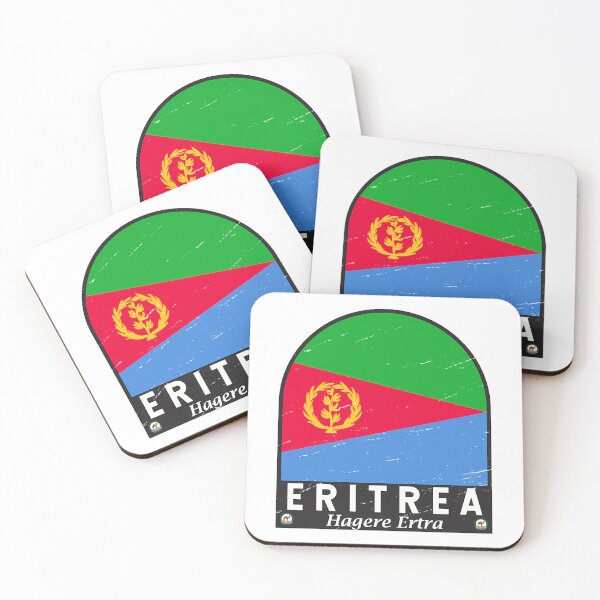 Item preview, Eritrea Flag Emblem Distressed Vintage designed and sold by thationchris.