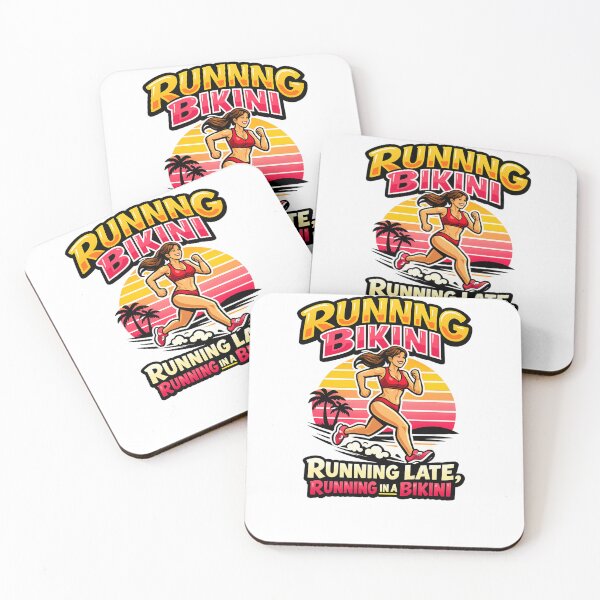 Item preview, Running Late, Running in a Bikini Running Bikini designed and sold by DPBTees70.