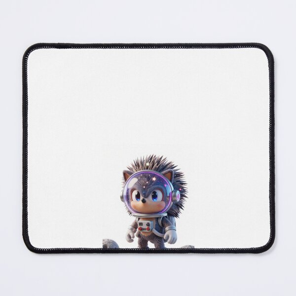 Item preview, Cute Realistic Galactic Hedgehog Astronaut on the Moon - Adorable Space Animal Art designed and sold by MrArtist Shop.