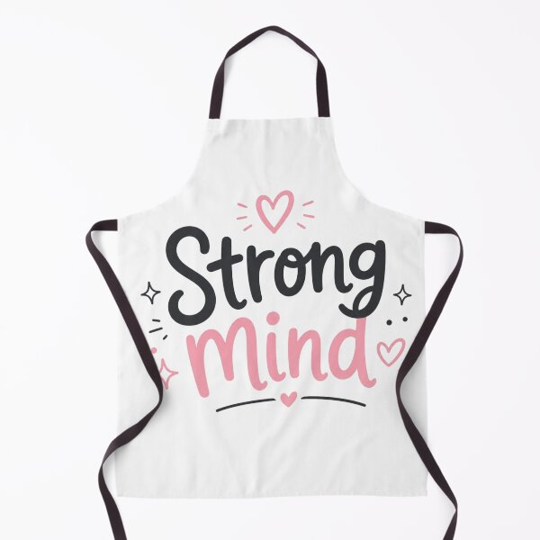 Item preview, Strong Mind Cute Motivational Typography Design | Positive Mental Strength Quote Aesthetic designed and sold by Sanika arts .