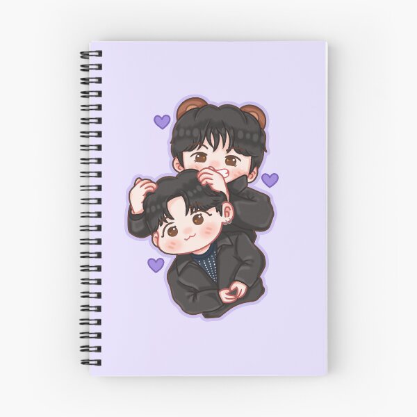 Item preview, Taekook Bear Hugs – Chibi V & Jungkook designed and sold by Loona7.