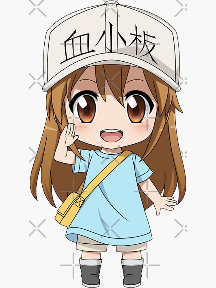 Cells at Workhataraku Saibou Sticker Set Waterproof 