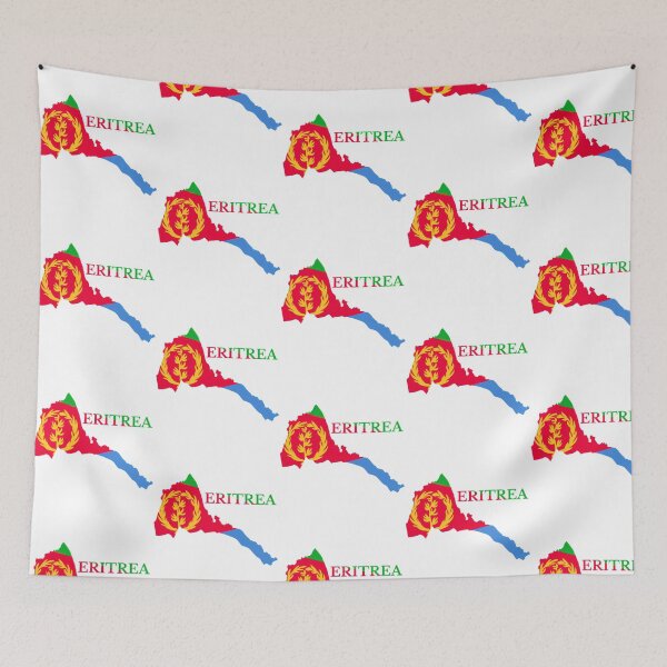 Item preview, Eritrea Flag Map designed and sold by thationchris.
