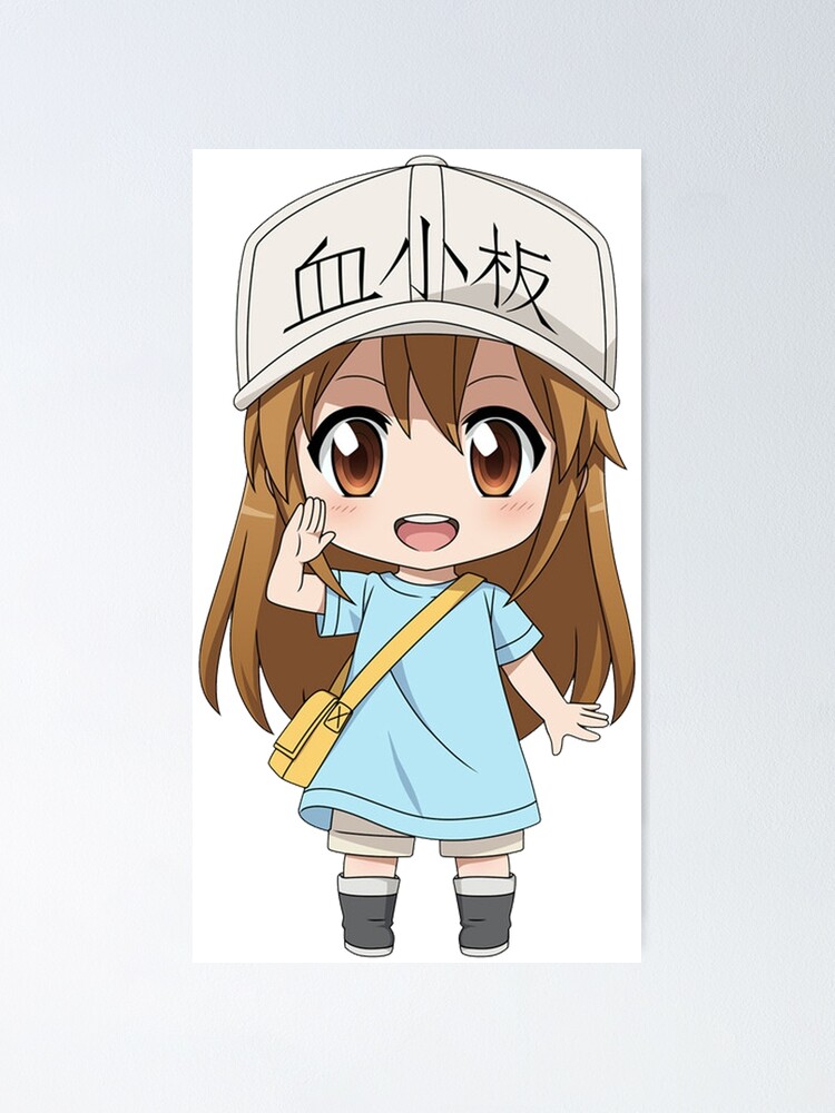 Hataraku Saibou 3 Poster for Sale by SidiqBakul