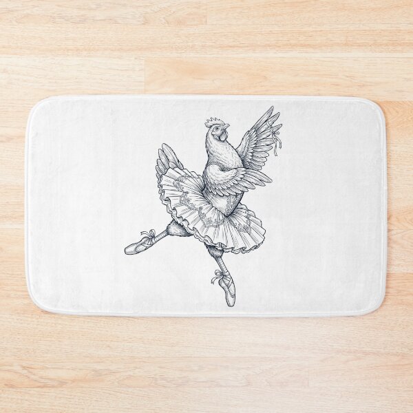 Item preview, Vintage Chicken Ballet Dancer Ballerina Animal Lover designed and sold by dian-rody-crest.