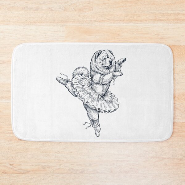 Item preview, Vintage Chow Chow Ballet Dancer Ballerina Dog Lover designed and sold by dian-rody-crest.