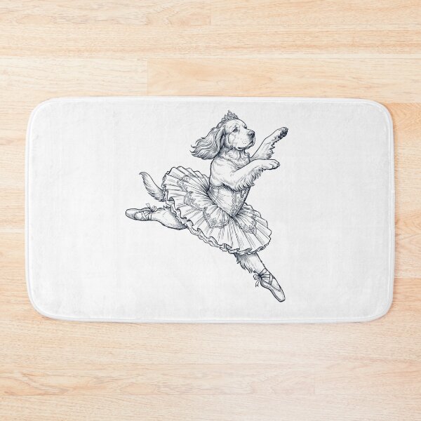 Item preview, Vintage Clumber Spaniel Ballet Dancer Ballerina Dog Lover designed and sold by dian-rody-crest.