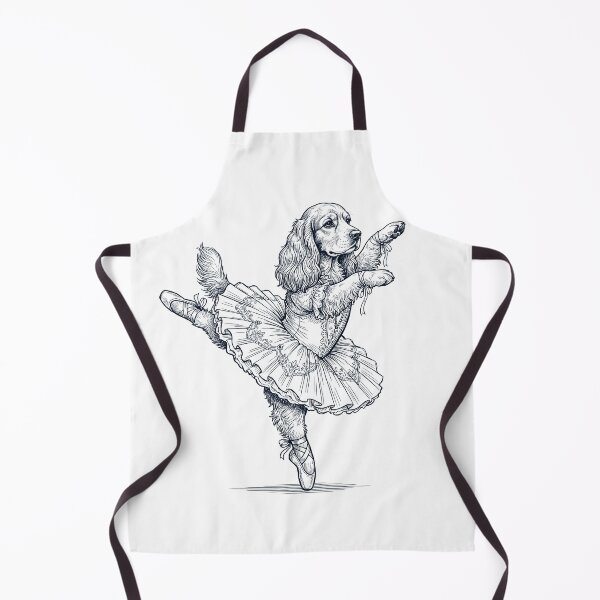 Item preview, Vintage Cocker Spaniel Ballet Dancer Ballerina Dog Lover designed and sold by dian-rody-crest.