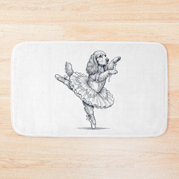 Item preview, Vintage Cocker Spaniel Ballet Dancer Ballerina Dog Lover designed and sold by dian-rody-crest.