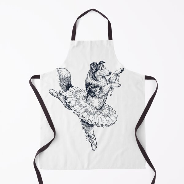 Item preview, Vintage Collie Ballet Dancer Ballerina Dog Lover designed and sold by dian-rody-crest.