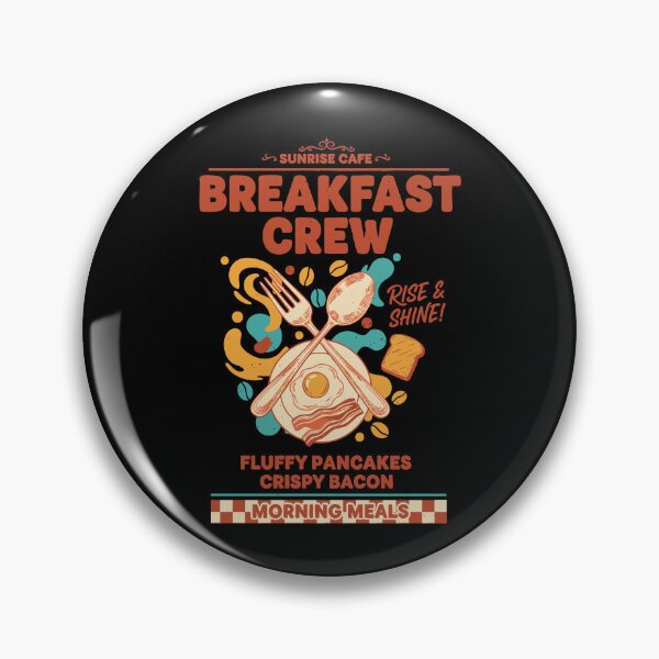 Item preview, Breakfast Crew Funny Brunch Coffee Pancake Food designed and sold by LuminOrb.