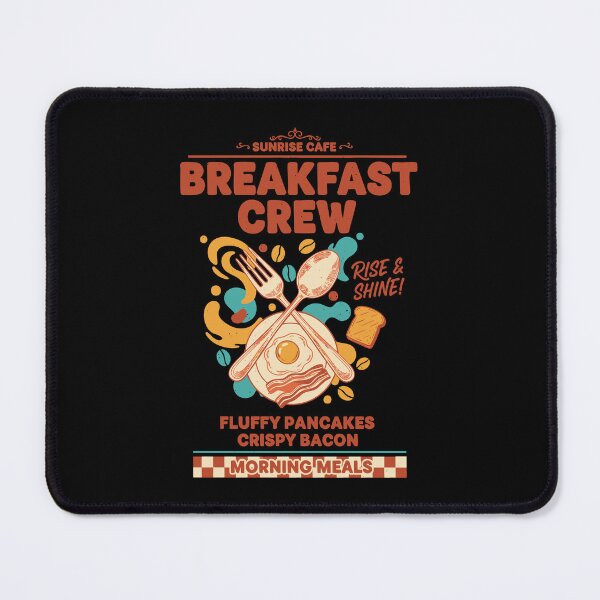 Item preview, Breakfast Crew Funny Brunch Coffee Pancake Food designed and sold by LuminOrb.