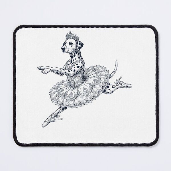 Item preview, Vintage Dalmatian Ballet Dancer Ballerina Dog Lover designed and sold by dian-rody-crest.