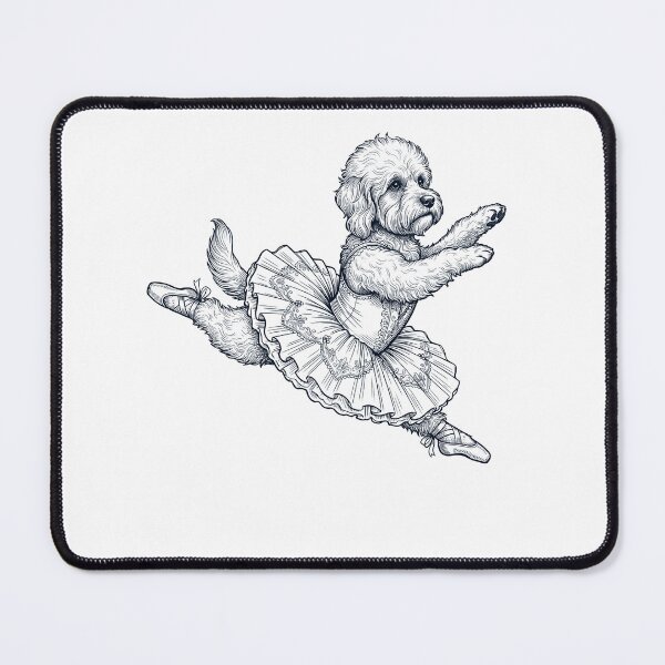 Item preview, Vintage Dandie Dinmont Terrier Ballet Dancer Ballerina Dog Lover designed and sold by dian-rody-crest.