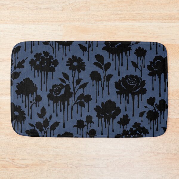 Item preview, Dark Blue Melting Floral Pattern designed and sold by Owcomm.
