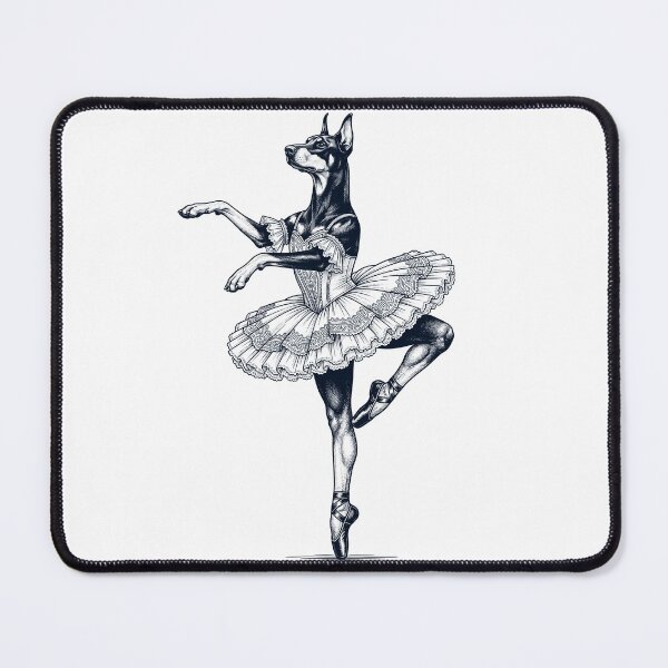 Item preview, Vintage Doberman Pinscher Ballet Dancer Ballerina Dog Lover designed and sold by dian-rody-crest.