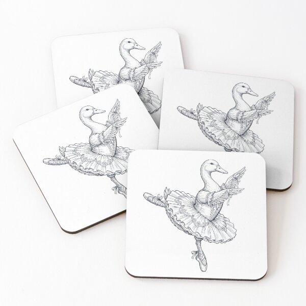 Item preview, Vintage Duck Ballet Dancer Ballerina Animal Lover designed and sold by dian-rody-crest.