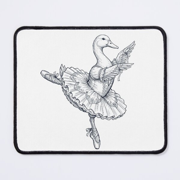 Item preview, Vintage Duck Ballet Dancer Ballerina Animal Lover designed and sold by dian-rody-crest.