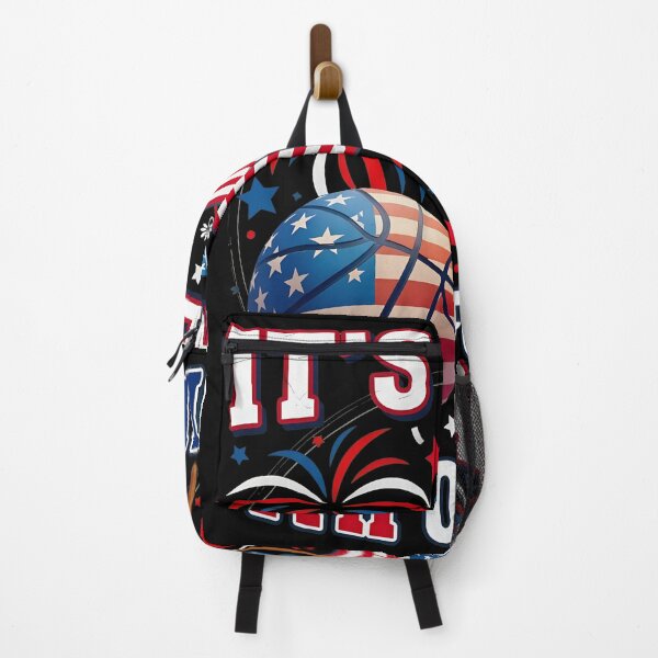Item preview, 4th Of July Basketball Player American Flag designed and sold by RisoniArt.