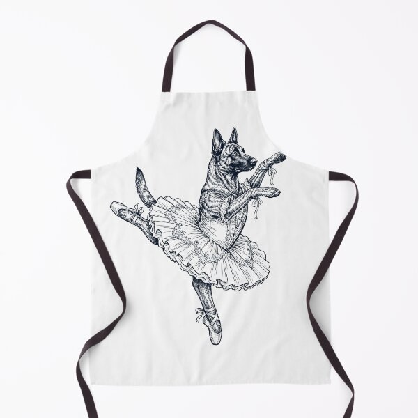 Item preview, Vintage Dutch Shepherd Ballet Dancer Ballerina Dog Lover designed and sold by dian-rody-crest.