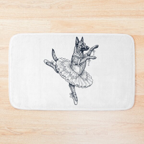 Item preview, Vintage Dutch Shepherd Ballet Dancer Ballerina Dog Lover designed and sold by dian-rody-crest.