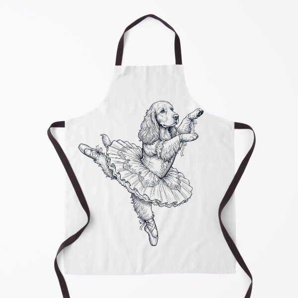 Item preview, Vintage English Cocker Spaniel Ballet Dancer Ballerina Dog Lover designed and sold by dian-rody-crest.