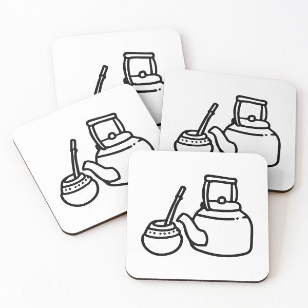 Item preview, Simple Yerba Mate Gourd And Equipment T-Shirt And Sticker designed and sold by nrfbbagenes.