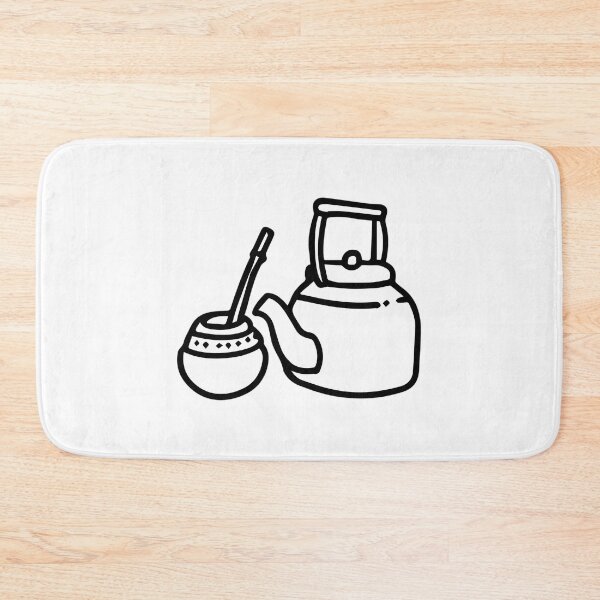 Item preview, Simple Yerba Mate Gourd And Equipment T-Shirt And Sticker designed and sold by nrfbbagenes.