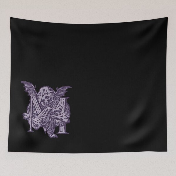 Item preview, Memento Mori Minstrel (violet) - Medieval Woodcut Art designed and sold by Dungeon-Shop.