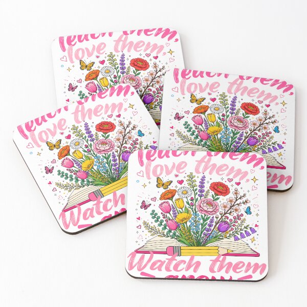 Item preview, Teach Them Love Them Watch Them Grow Floral Teacher designed and sold by varin-studio.