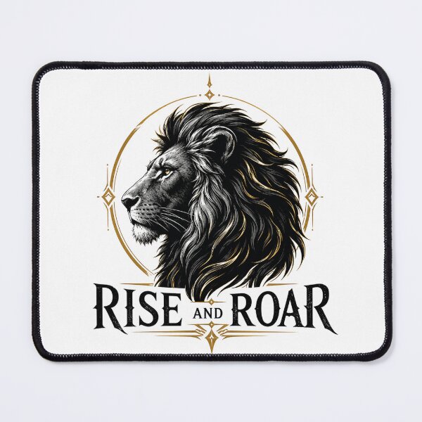 Item preview, Rise And Roar Lion Motivation Quote designed and sold by the-dovlat.