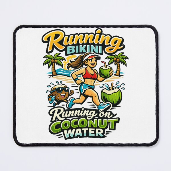 Item preview, Running on Coconut Water Running Bikini designed and sold by DPBTees70.