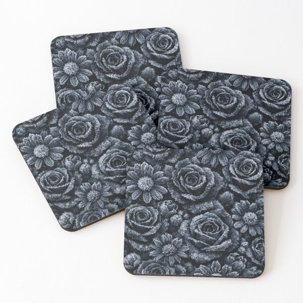 Item preview, Frozen Midnight Floral Pattern designed and sold by Owcomm.