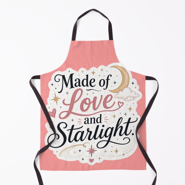 Item preview, Made of Love and Starlight - Whimsical Celestial Quote Sticker designed and sold by Scro-Ciob-Shop.