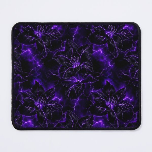 Item preview, Electric Violet Lightning Floral Pattern designed and sold by Owcomm.